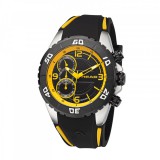 HEAD VANCOUVER stopper, karóra, 46mm, fekete/sárga