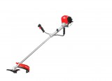 Hecht 143R négyütemű fűkasza, térfogat: 42,5 cm³, teljesítmény 1,6 HP, vállpánttal, vágási szélesség fém vágófejjel: 25,5 cm, damilfejjel: 43 cm, fém vágótárcsa, damilfej