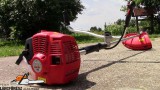 Hecht 145  fűkasza VIDEÓVAL! térfogat: 43cm³, teljesítmény: 2 HP, vállheveder, vágási szélesség fém vágófejjel: 25,5 cm, damilfejjel: 43 cm, damilfej, fém vágótárcsa