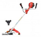 Hecht 150 fűkasza 52ccm 2,2Le - tokozott, térfogat: 51,7 cm³, teljesítmény: 2 HP, vágási szélesség fém vágófejjel: 30 cm, damilfejjel: 43 cm, vállheveder, damilfej, fém vágótárcsa