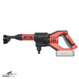 HECHT 3025 - Akkus magasnyomású mosó, akku+töltő nem tartozék, accu Li-ion: DC 20 V 1x 2,5 Ah, max. nyomás: 22 bar, üzemi nyomás: 8 bar, teljesítmény: 180 l/h, töltési idő: ≤ 120 min, üzemidő terhelés nélkül: ≤ 120 min