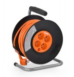 Hecht 420153 Hosszabbító Dobbal és 4 aljzattal - 20 méteres