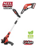 Hecht 5020 - Akkumulátoros szegélynyíró, accu: Li-ion DC 20 V/1x 2,5 Ah, üzemidő cca 20 min, munkaszélesség: 25 cm, töltési idő: cca 120 min