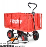 Hecht 52184 - Utánfutó kézzel is és kertitraktorhoz fűnyírótrakihoz 300 kg