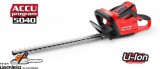 Hecht 6040 - akkumulátoros sövényvágó, accu Li-ion DC 40 V / 1x 2,5/4/5 Ah, max. vágás 20 mm, vágólap teljes hossza: 76 cm, vágólap munkahossza: 55 cm