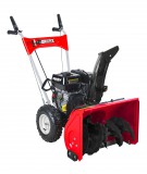 hecht 9555 - benzinmotoros hómaró - kétfokozatú önjáró - 4 ütemű 5,2Le munka szélesség 88cm, 56cm magasság-ig, 4+1 sebesség