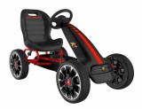 HECHT ABARTH-BLACK - GOKART FEKETE, 3-6 ÉVES KORIG