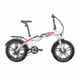 HECHT COMPOS XL WHITE – Elektromos kerékpár, összecsukható