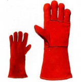 hegesztő kesztyű piros 2631