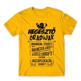 Hegesztő óradíjak - férfi póló