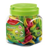 Hegyezõ 1 lyukú 60 db/display Keyroad Nugget vegyes színek