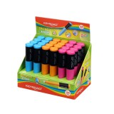 Hegyezõ 1 lyukú radírral 24 db/display Keyroad 2 in 1 vegyes színek