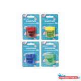 Hegyező 2 lyukú műanyag, tartályos Connect bliszteres