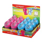 Hegyezõ 2 lyukú tartályos, fedeles 12 db/display Keyroad Colour Special vegyes színek