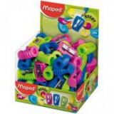 Hegyező display, egylyukú, MAPED "Boogy", vegyes színek [75 db]