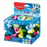 Hegyező display, egylyukú, tartályos, MAPED "Clean", vegyes színek [36 db]