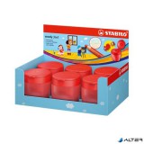 Hegyező display, egylyukú, tartályos, STABILO "Woody 3 in 1", piros