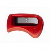 Hegyező, egylyukú, jobbkezes, STABILO "Easy Colors", piros