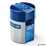 Hegyező, kétlyukú, tartályos, STAEDTLER "512", kék