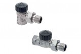 Heimeier 1/2˝ Standard termosztatikus radiátor szelep sarok kivitelben, nikkelezett (61-2201-02.000)