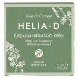 Helia-D Botanic Concept hidratáló krém éjszakai Tokaji Bor Kivonattal 50 ml