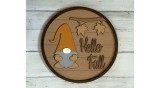 Hello fall manós ajtó/fali dekoráció