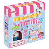 Hello Kitty Flower Café figura matricázható házzal - Comansi