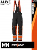 Helly Hansen ALNA 2.0 ORANGEHV vízálló technikai shell kantáros nadrág - munkaruha