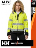 Helly Hansen ALNA 2.0 YELLOWHV technikai női softshell kabát - munkaruha