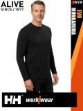 Helly Hansen EVO BLACK prémium hosszúujjú férfi póló - munkaruha