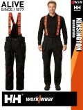 Helly Hansen KENSINGTON BLACK téli bélelt lengőzseb felcsatolós technikai nadrág - munkaruha