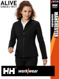 Helly Hansen MANCHESTER BLACK prémium női softshell kabát - munkaruha