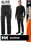 Helly Hansen MANCHESTER BLACK prémium technikai férfi deréknadrág - munkaruha