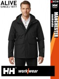 Helly Hansen MANCHESTER BLACK prémium technikai férfi vízálló esőkabát - munkaruha