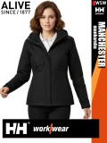 Helly Hansen MANCHESTER BLACK prémium technikai női bélelt vízálló kabát - munkaruha