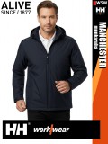 Helly Hansen MANCHESTER NAVY prémium technikai férfi bélelt vízálló kabát - munkaruha