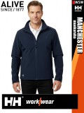 Helly Hansen MANCHESTER NAVY prémium technikai férfi softshell kabát - munkaruha