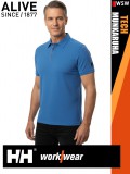 Helly Hansen TECH STONEBLUE technikai UV álló galléros férfi póló - munkaruha