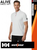 Helly Hansen TECH WHITE technikai UV álló galléros férfi póló - munkaruha