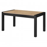 Helvetia Aktiv TWLK92 bővíthető étkezőasztal - 160-200-240 (Taurus tölgy/fekete)