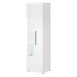 Helvetia India 97DE06 vitrines szekrény - 1 ajtós, jobbos (Fehér)