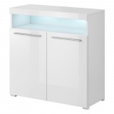 Helvetia India 97DE45 komód - 2 ajtós (Fehér)