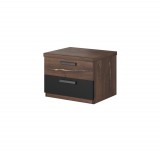 Helvetia SIGMA - Éjjeliszekrény (Flagstaff tölgy/fekete/arany)