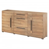 Helvetia Tulsa KZFJ26 komód - 2 ajtós, 3 fiókos (Grandson tölgy/fehér)