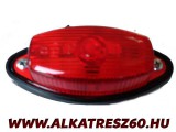 Helyzetjelző lámpa piros ovális (P3519)