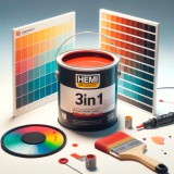 Hemiprodukt 3 in 1 1K Ipari Festék - RAL Színekben (1Kg)