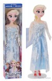Henan Longning Trading Co. Ltd. Frozen Jégvarázs - Elza jellegű baba világoskék ruhában 28 cm