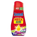 Henkel Somat Power Gel All in 1 Lemon&Lime gépi mosogatószer 2×720 ml