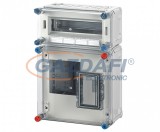 HENSEL HB1012 Basic fogyasztásmérő szekrény, 300x450x185 mm