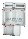 HENSEL HB33K024-U 1 és 3 fázisú két mérőhelyes fogyasztásmérő szekrény mindennapszaki (80 A) és vezérelt H-tarifa (63 A) méréshez, IP65, 600x900x270mm